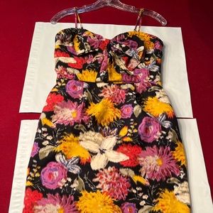 Moulinette Soeurs Anthropologie Floral Cotton lined Dress Sundress pockets small